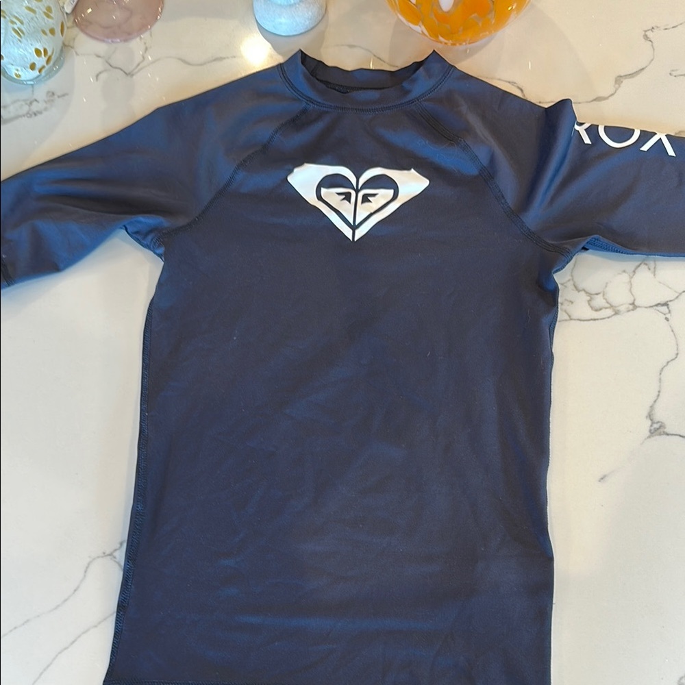 Roxy Kids Swim Rash Guard - Navy